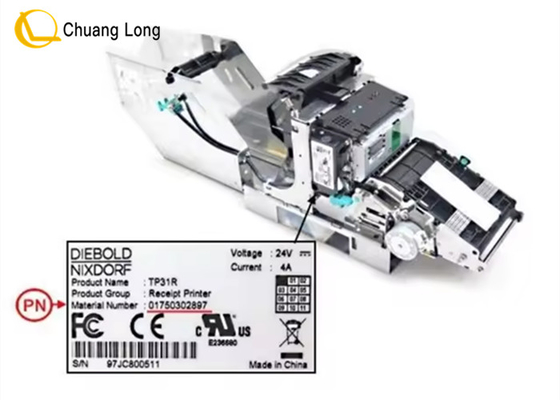 ATM MACHINE Spare Parts WINCOR DN200 TP31R Pencetak Kwitansi Dengan Retract 1750302897 01750302897