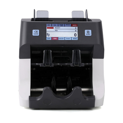 4.3 inci 2 + 1 Pocket Campuran Banknote Mesin Sorting Cash Counter Bill Counter CL-208C