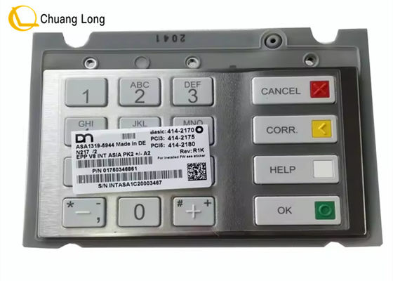 Harga bagus Bagian ATM Diebold Nixdorf EPPV8 keyboard 1750303455 01750303455 on line