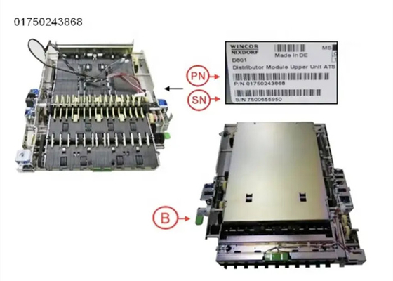 Bagian Mesin ATM Wincor Distributor Modul Unit Atas ATS 01750243868 1750243868