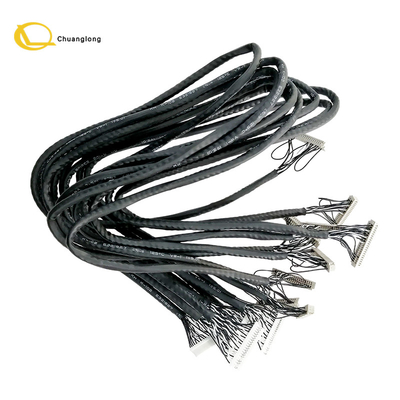 Bagian mesin NCR ATM LVDS HARNESS 600MM 4450749527