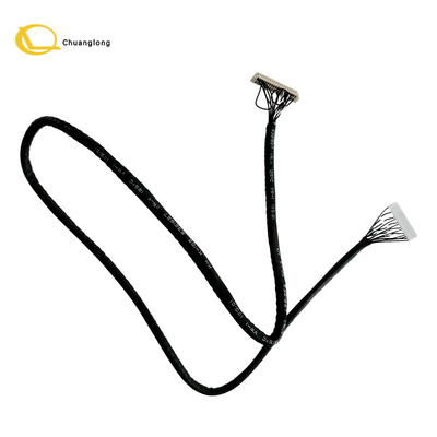 Bagian mesin NCR ATM LVDS HARNESS 600MM 4450749527