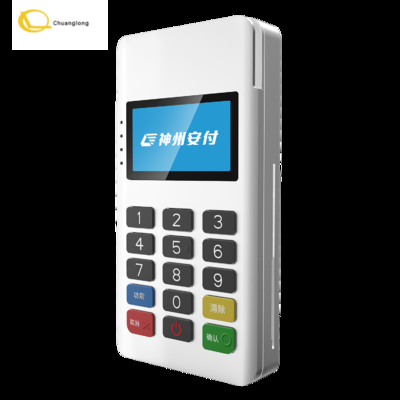 ANFU AF60S Minipos MPOS Swipe Pos Purchase Terminal EMV PCI Tanpa kontak Dengan 4 lampu sinyal