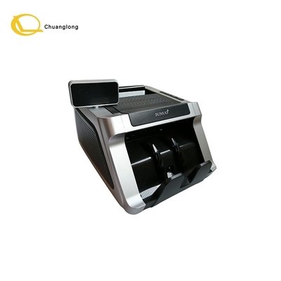 JUNUO C05 Money Counter Detector Hitam dengan LED Display Mesin Bill Cash untuk Bank Counters