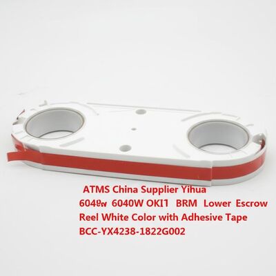 ATM China Supplier Yihua 6040W OKI RG7 BRM Lower Escrow Reel Warna Putih dengan Pita Perekat BCC-YX4238-1822G002