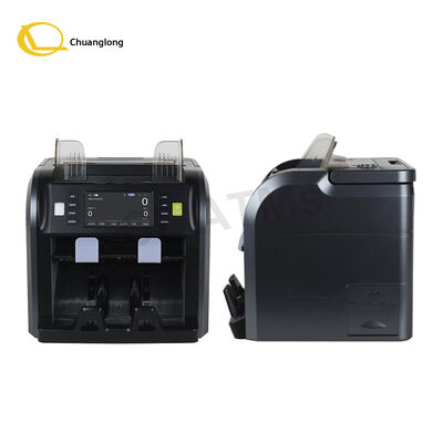 SJ-668 Penghitung Nilai Tagihan Campuran CIS Dua Saku dengan Pegangan, Printer Termal Internal, Mata Uang Bawaan, Mesin Penghitung Baterai Internal