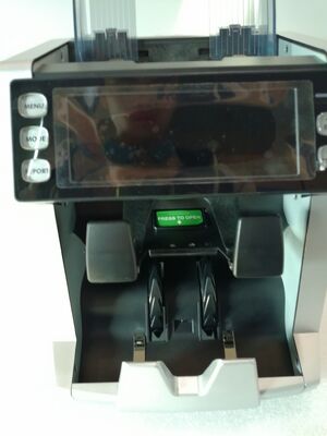 1+1 Pocket Banknote Sorting machine Money Counter Detector Hitam dengan LED Display LK22025060003