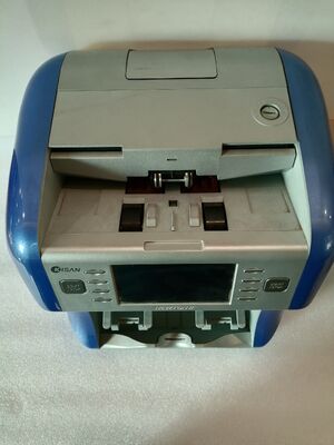 Mesin penyaringan uang kertas Kisan Money Counter Detector Hitam dengan layar LED N16H05-Z15601