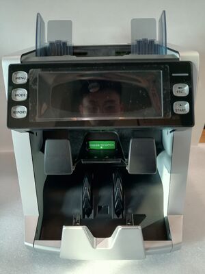 Mesin Sortir Uang Kertas Saku 1+1 Penghitung Uang Detektor Hitam dengan Tampilan LED LK22025060006