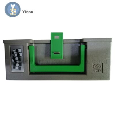 4450693308 445-0693308 2040000217 NCR Tutup Bin Pembersih tertutup dengan kunci dan pegangan Bagian mesin ATM untuk NCR S1 Reject Cassette