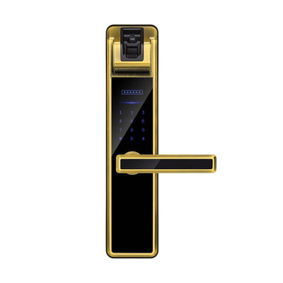 Harga bagus High Security Finger Vein Smart Recognition Door Lock Warna Emas / Perak / Perunggu on line