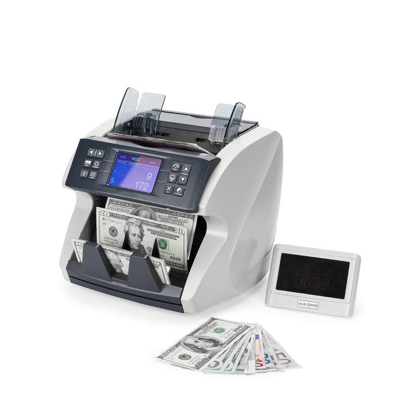 4.3 Inch Mesin Pengurut Nilai Campuran Banknote Counter Cash Counter Bill Counter CL-07C