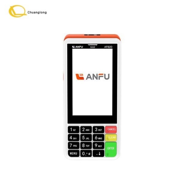 Mendukung Semua Pembayaran Dengan Sertifikasi NFC EMV ANFU AF820 Terminal Smart POS Android 13 Baru