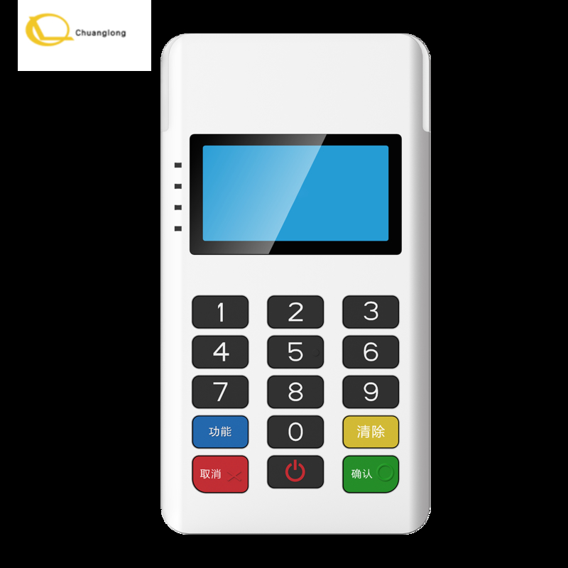 ANFU AF60S Minipos MPOS Swipe Pos Purchase Terminal EMV PCI Tanpa kontak Dengan 4 lampu sinyal