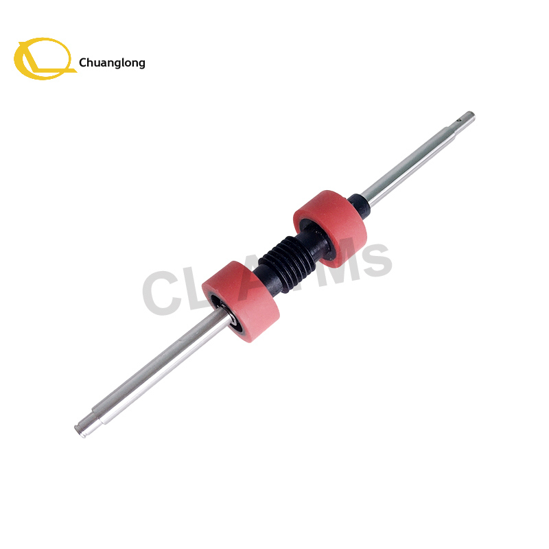 Diebold Nixdorf Roller Feed Shaft for Banking ATMs DN 200 HCT Head Chassis Transport Red Part Number 1750291697