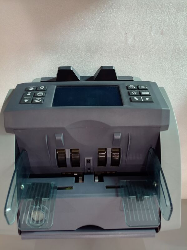 SH-07C Layar Sentuh 4.3 Inci LED Display Detektor Counter Dual CIS Mesin Penghitung Uang Kertas Campuran 2CIS