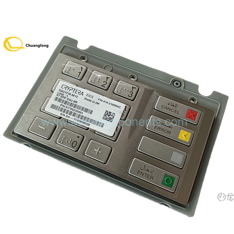 1750235003 Wincor ATM Keyboard V7 EPP SAU BR CPYPTERA Pinpad Braille 01750235003