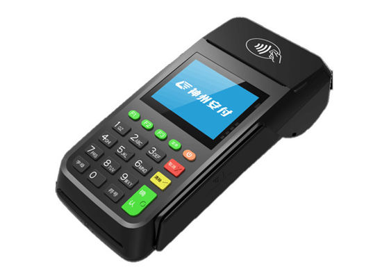 Harga bagus Perangkat pembayaran genggam GPRS Wireless menyapu mesin POS Terminal dengan printer thermal on line