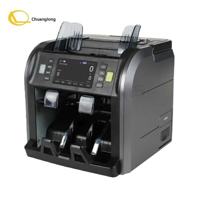 Harga bagus Multi-Valuta 2 Pocket Banknote Counting Machine Dilengkapi Baterai Lithium Printer Terbina Dalam Dengan Handle Garansi seumur hidup Mendukung Mata Uang Global dan 48 Bahasa on line
