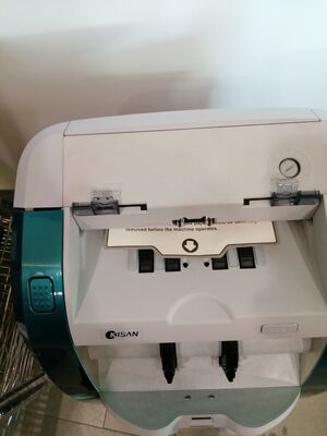 Harga bagus Mesin Sortir Uang Kertas Kisan Money Counter Detector Biru dengan Tampilan LED Smart K3 S16E01-3659 on line