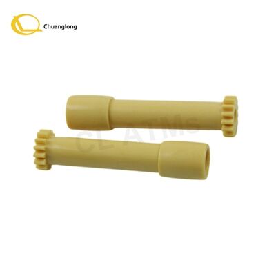 Harga bagus 1750053977-5 Mesin ATM Asli suku cadang Wincor CMD V4 2050XE Stacker Clamp Kuning Panjang 15T Gear 01750053977-5 untuk Wincor on line
