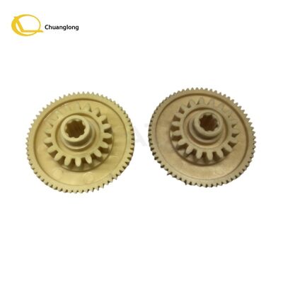 Harga bagus Bagian mesin ATM 1750002266 Gear 18 65t Wheel Input Tray 1750291697 Gear Kit Set Diebold Nixdorf DN Kepala Sasis Transport Gear on line