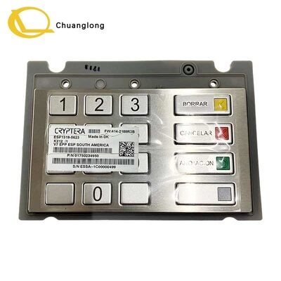 Harga bagus Diebold Nixdorf DN V7 EPP ESP SOUTH AMERICA 01750234950 V7 Encrypting PIN Pad Keyboard 2050XE ATM CRM CRS Selfserv Kiosk 1750234950 On line
