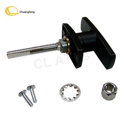 Harga bagus S4530000013 Hyosung Kunci Latch T-Handle Kiri 68MM Suku Cadang ATM S4530000013 untuk Kabinet ATM 5600S Suku Cadang Perawatan On line