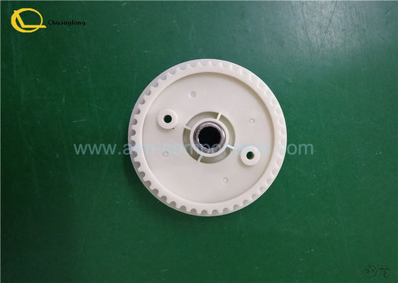 Harga bagus Komponen ATM Putih, Suku Cadang Presenter Gear Pulley Atm 4450587795 P / N on line